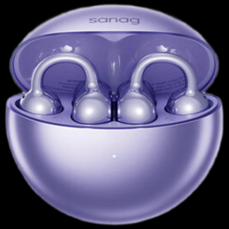 SANAG S6S Pro AI Ear Clip Open-Ear Sport Headphones