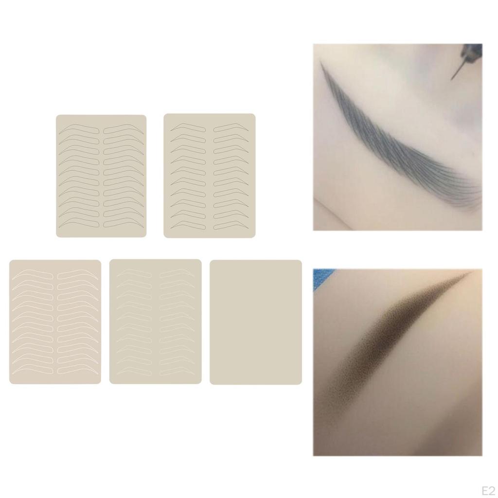 Practice Skin with Eyebrow Shape for Salon Beginner