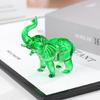 Crystal Elephant Statues Glass Elephant Figurines Collectibles Animal Sculpture Lucky Feng Shui Ornament Home Decors