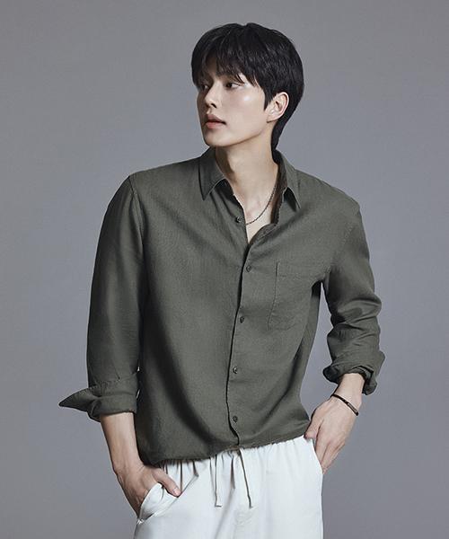 Polhaem Men'S Comfort Linen Long Sleeve Shirt_Phg2Wc1080