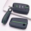 Key Fob Cover for VW Golf Tiguan Passat Polo Octavia A7 Mk7 Mk2 B8 with Keychain Anti-Scratch Surface Shockproof Structure Soft Grip Texture