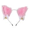 Cat Ears Bell Headband - Cosplay Catwoman Hair Accessory for Christmas & Halloween