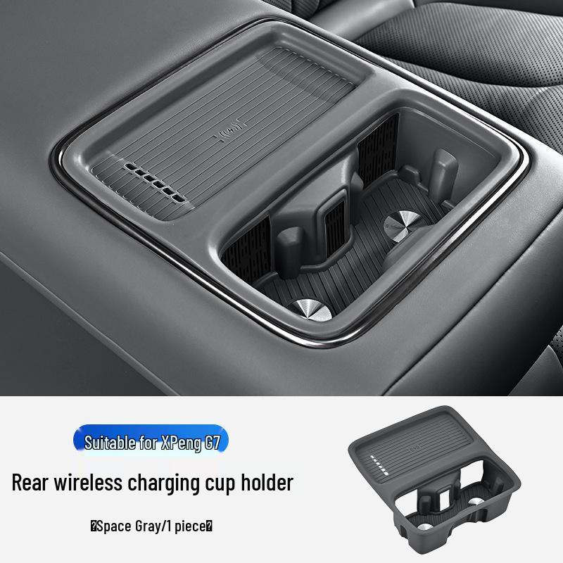 XPeng G7 Wireless Charger & Cup Holder Console Upgrade