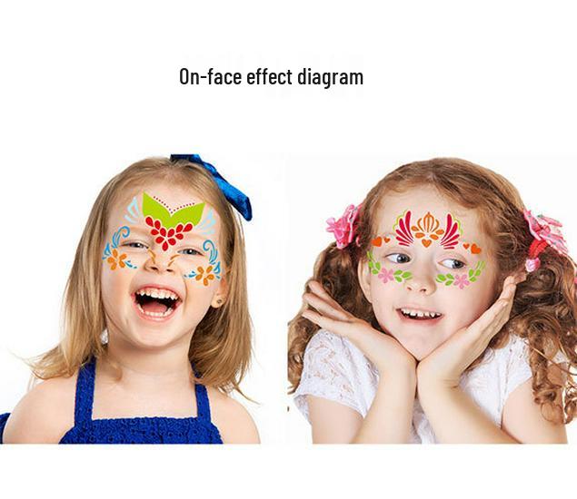 Kinderschminkschablone - Augen- & Körper-Make-up-Form