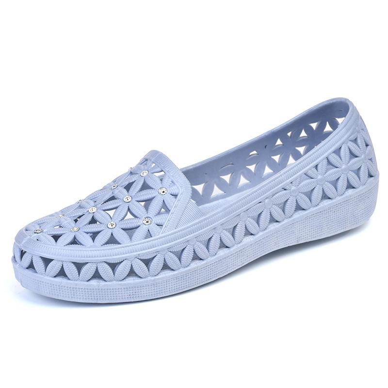 Classic mother hole shoes soft-soled beach shoes women's non-slip breathable casual sandals outdoor bag head slippers