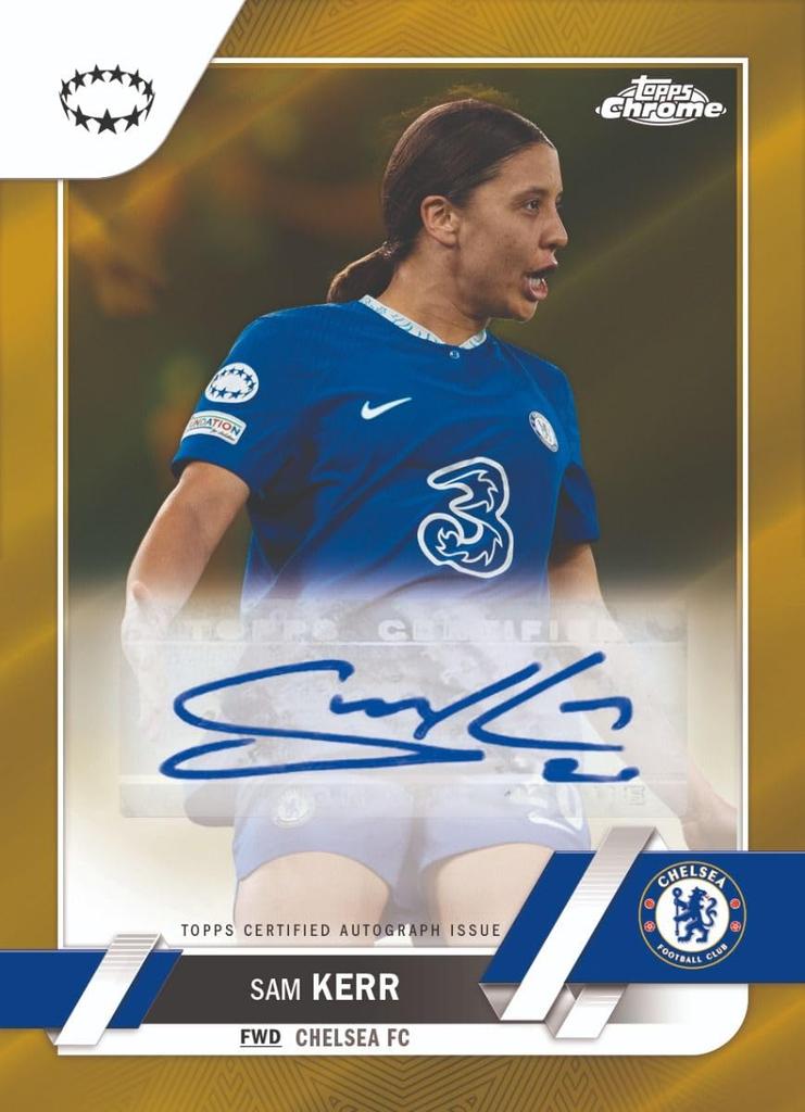 2023 Topps UCL Chrome Piłka nożna 2023 Topps UWCL Liga Mistrzów Chrome Kobieca Kobieca