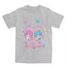 Little Twin Stars Retro Logo Valentine T-Shirt for Men Women Vintage Pure Cotton Tees Short Sleeve T Shirt New Arrival Tops