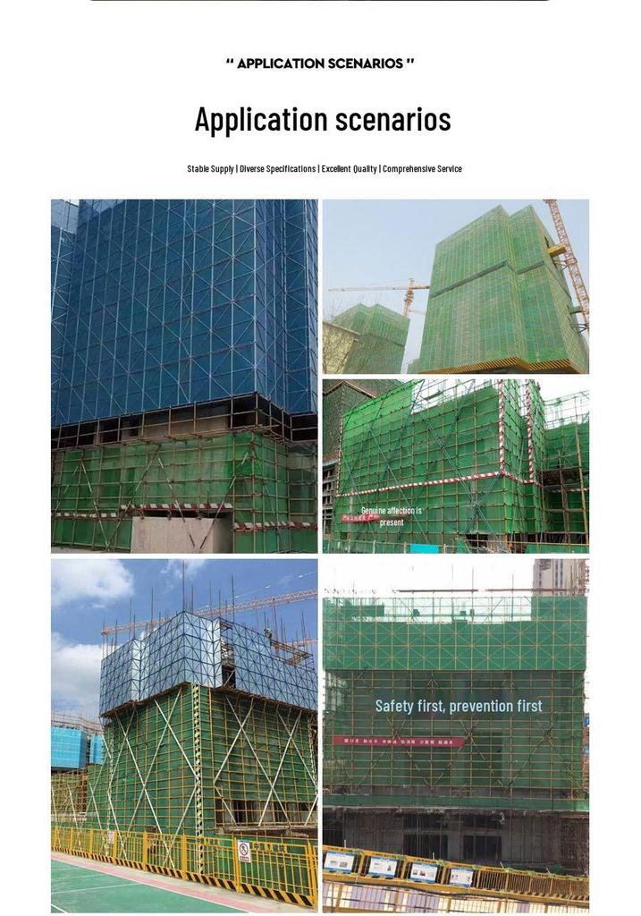 Flame Retardant Scaffold Safety Net for Construction & Balcony Decoration