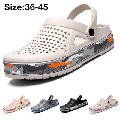 Fashion Clogs Men Sandals Casual Shoes EVA Lightweight Sandals Unisex Colorful Shoes for Women Summer Beach Slippers 36-45