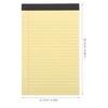 STOBOK Legal Pads, 4-Pack, Lined Memo Pads, A5 Size with Cutouts, Portable, Business Memos, Meeting Records, Student Notebook, Home Office Stationery,