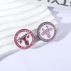 Trendy Women Empowerment Badge Unique Uterus Shaped Pin Trendy Uterus Badge Accessory For Bags And Apparel