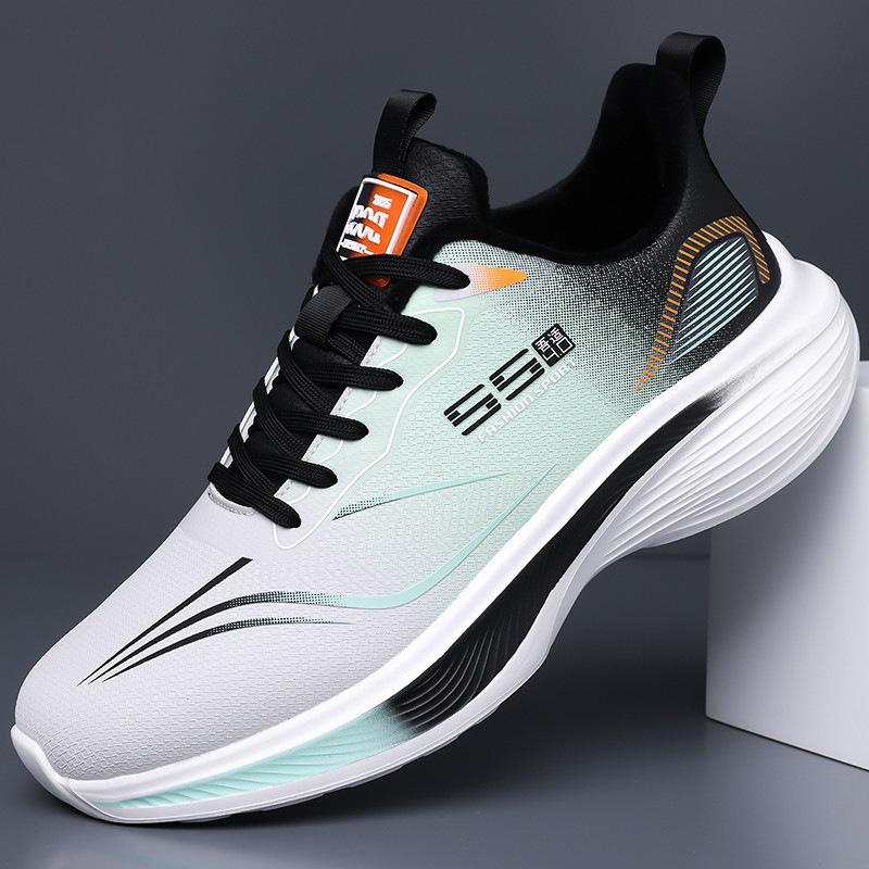 Shoes autumn and winter men's shoes casual breathable waterproof wear-resistant lightweight leather surface winter fashion running sports shoes