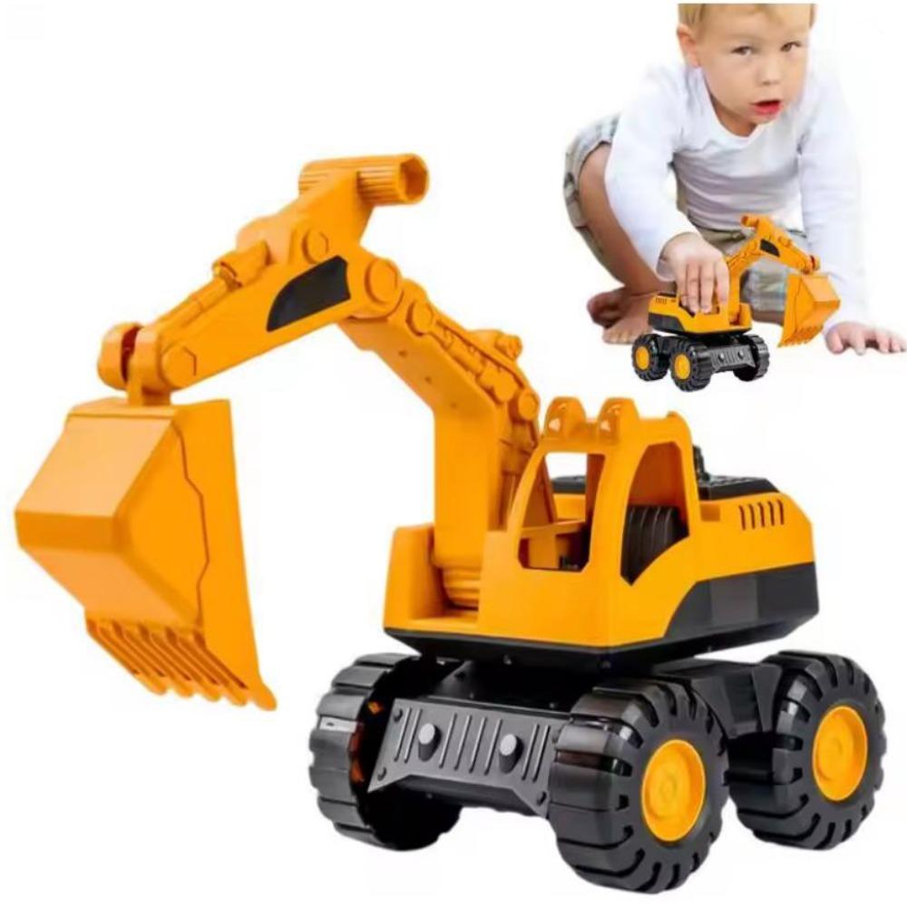 Kids Childrens Toys Toys Inertial Sliding Digger Plastic Forklift Inertia Vehicles Small Excavator 3 Styles Construction Excavator