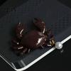 Smooth Touch Brooch Pin Bohemia Style Faux Pearl Decor Crab Shape Zinc Alloy Durable Metal with Hand-Painted Finish Coats Suits Sweaters Dresses Badge