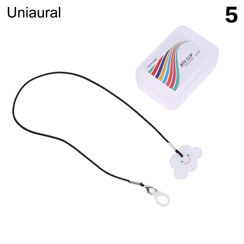 Clip Porta Clip per Apparecchi Acustici BTE alla Moda a Cartoni Animati per Bambini Bambini Anziani Anti Perdita Cordino/Laccetto per Apparecchio Acustico Singolo/Doppio Orecchio