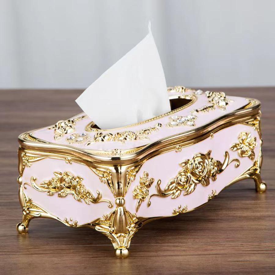 European Style Tissue Box – High-End Napkin Holder for Home or Hotel Use