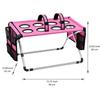 Foldable Pet Grooming Table Secure Strap Breathable Hanging Harness with Eight Holes for Picking Ears Nail Clipping Home