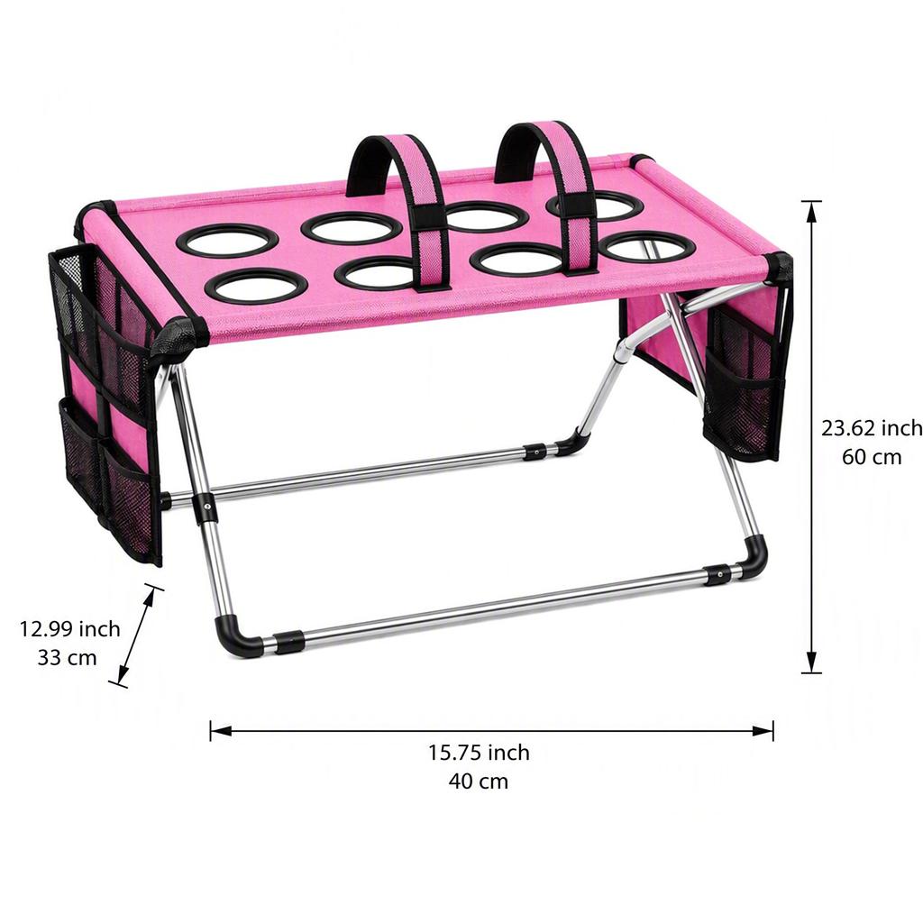 Foldable Pet Grooming Table Secure Strap Breathable Hanging Harness with Eight Holes for Picking Ears Nail Clipping Home