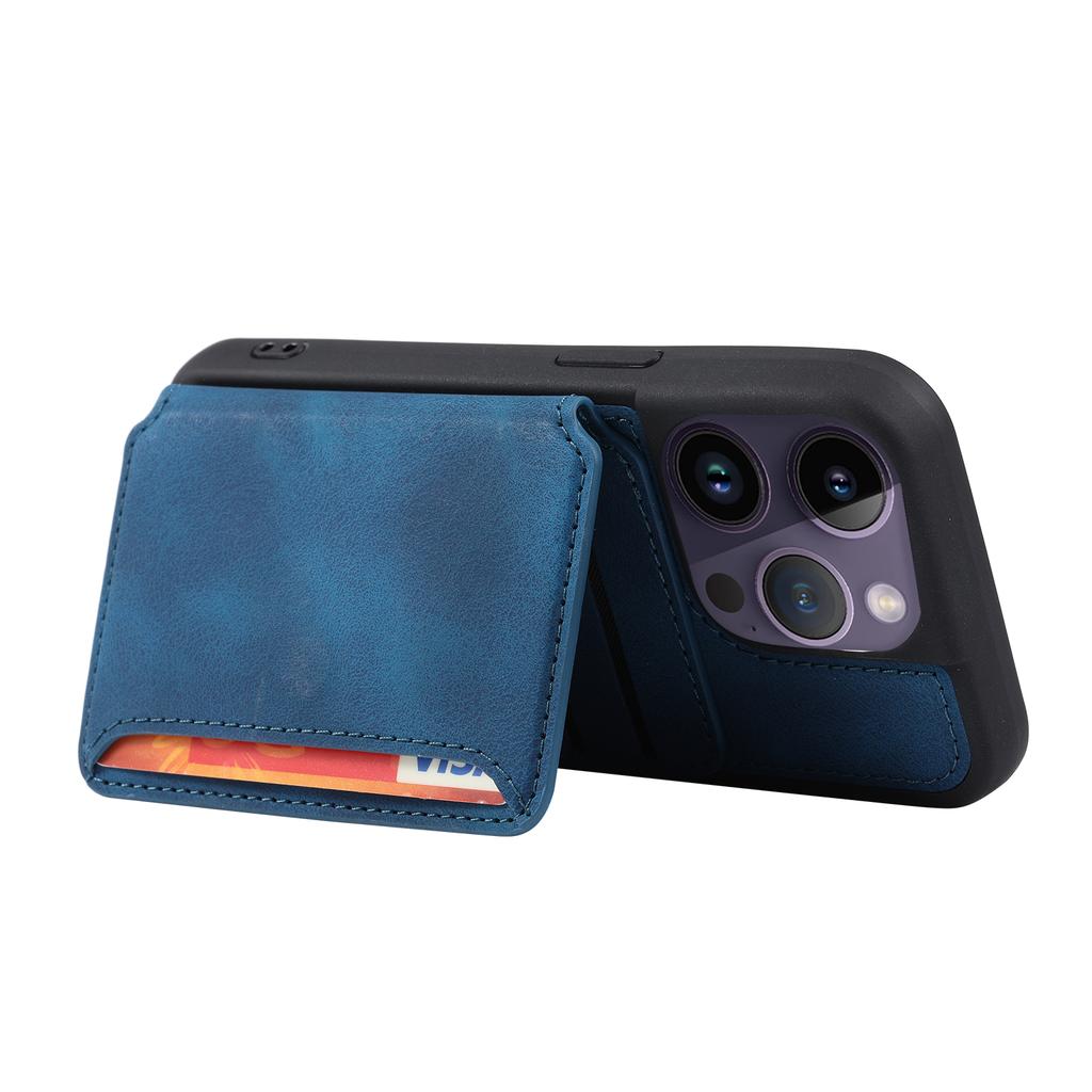 Business Wallet RFID Cards Solt Phone Case For iPhone 14 15 Pro Max 14Pro 13 12 11 Card Holder Shockproof Slim Flip Bag Cover