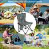 Multifunctional Relaxing Chair Strong Load-bearing Portable Folding Chair Furniture Easy Storage for Hiking Fishing Garden