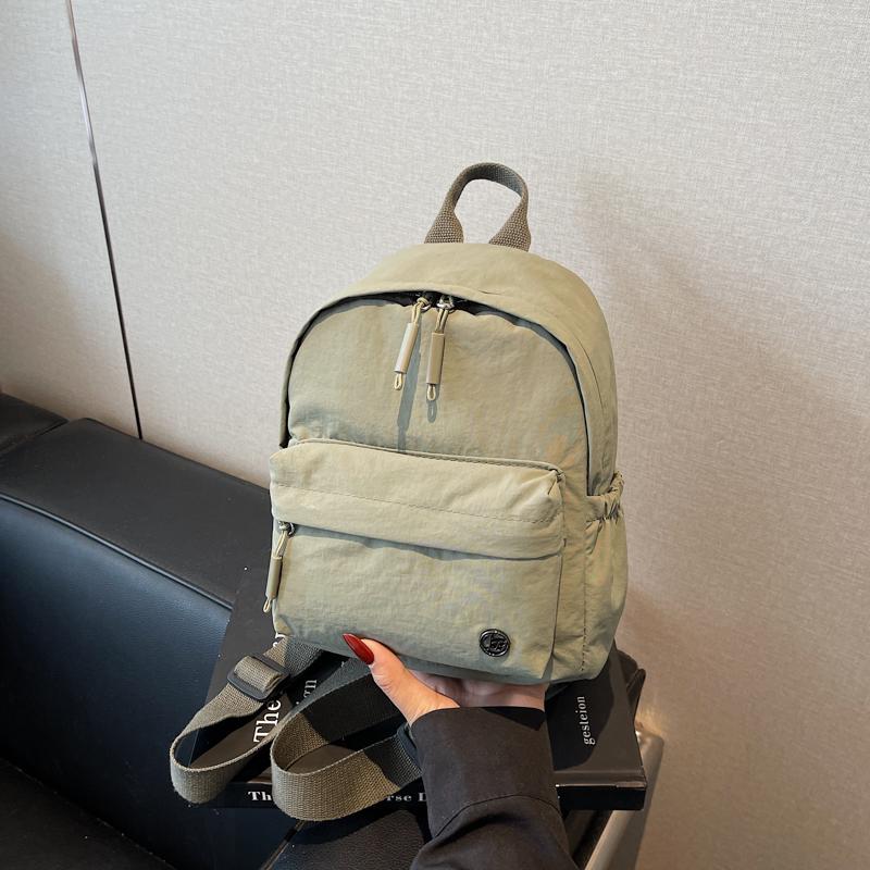 Backpack Women's Multi-use Single-shoulder Lightweight Solid Color Mini Backpack Sport Chest Bag