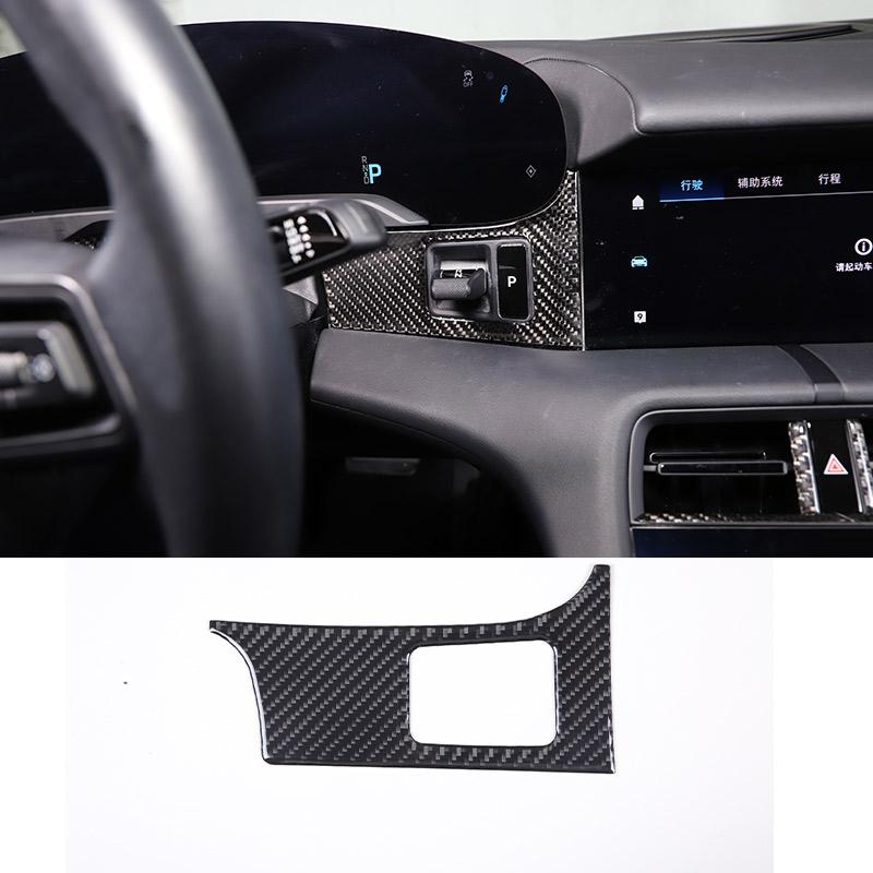 Soft Carbon Fiber for Porsche Taycan 2019-2025 Car Interior Dashboard Center Console Door Decoration Stickers Car Accessories