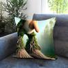CAT MONKRY II-Italian BrainrotS Cushion Cover Comfortable Reversible Pillow Cover Ideal for Car Sofa Bedroom & Beyond