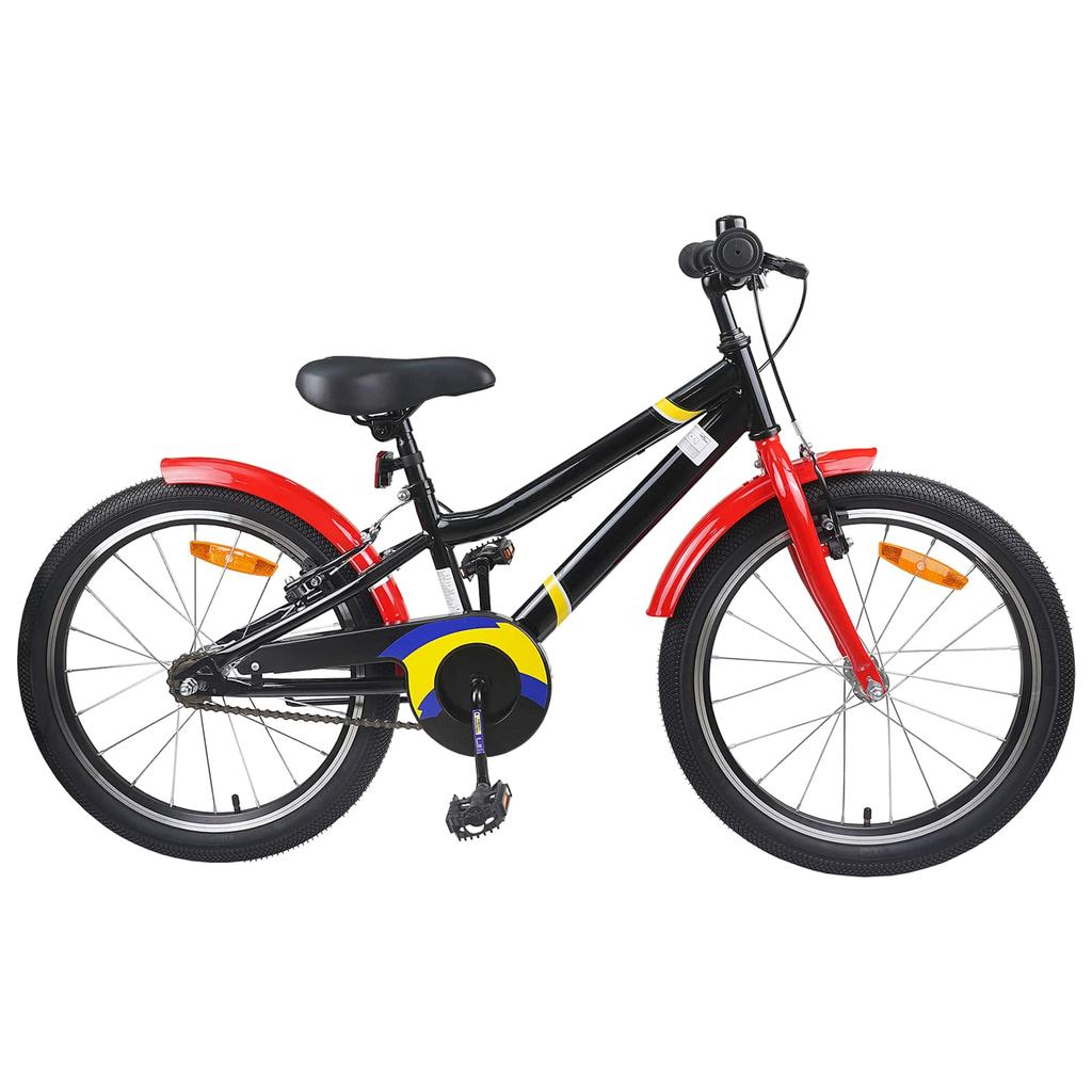 Kids  Bike 20 Inches for Ages 6 11 Black and Red