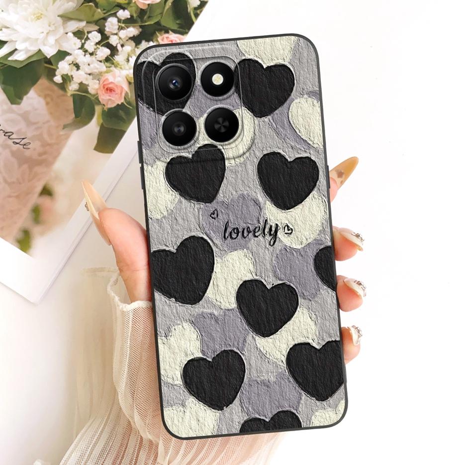 Etui For Honor 400 Smart 5G LGN-NX1 Urocze Śmieszne Kreskówkowe Pokrowiec Odporne na Wstrząsy Etui na Telefon Dla Honor X7d 4G HonorX7d 5G Miękkie Pokrowce Torby