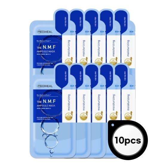 Photos - Facial Mask MEDIHEAL The NMF Ampoule Mask 27ml 10pcs Moisturizing