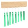 8Tone Chimes SingleRow Tube Children S Percussion Instruments Orff Preschool Toys with Hammer(Green )