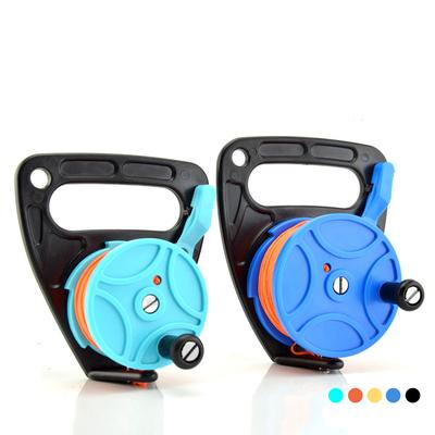 150ft 272ft mergulho naufrágio carretel carretel de linha de dedo carretel de caverna com alça mergulho subaquático esportes aquáticos engrenagem carretéis