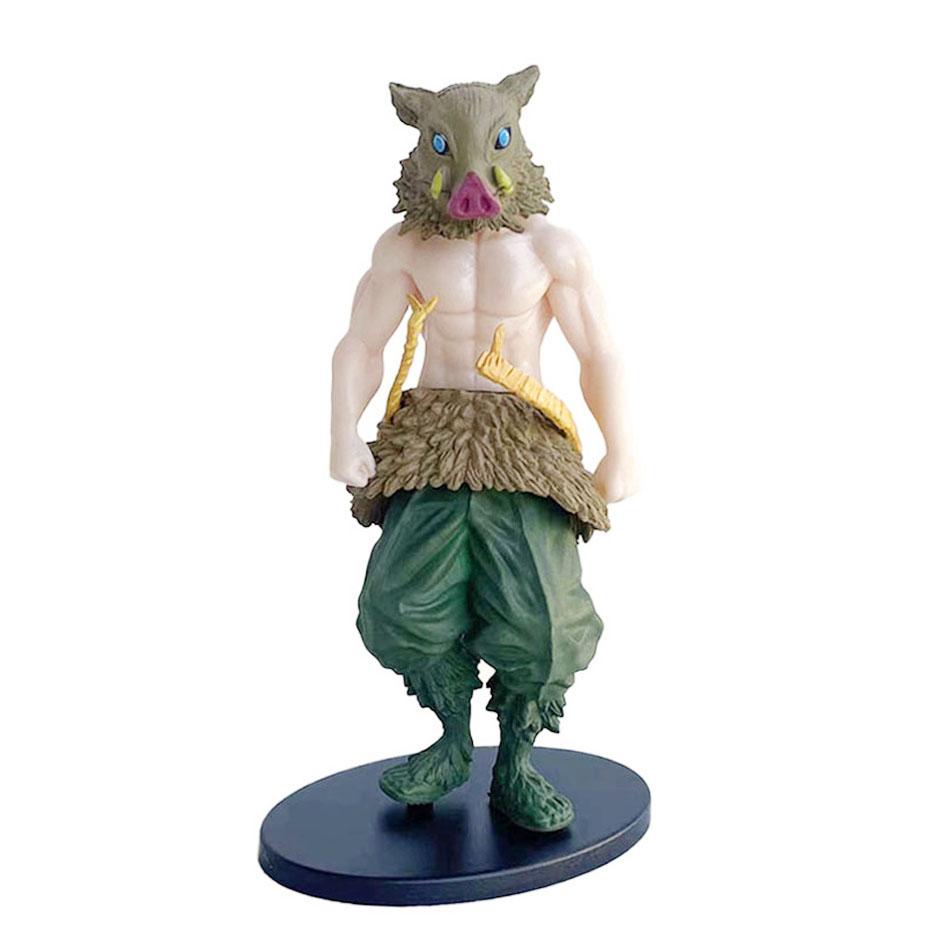 Demon Slayer Kimetsu No Yaiba Action Figure Set - Kamado Tanjirou with Sword Agatsuma Zenitsu And Nezuko as Warrior PVC Model To