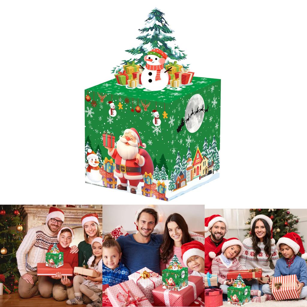 Snowman Themed Christmas Decor Gift Box For Festive Gift Giving And Parties