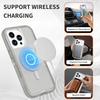 Transparent Shockproof Case For iPhone 17/16/ 15/ 14/ 13 Series Cover Compatible With MagSafe, Triple Layer Magnetic Charging, Drop-Proof Phone Case