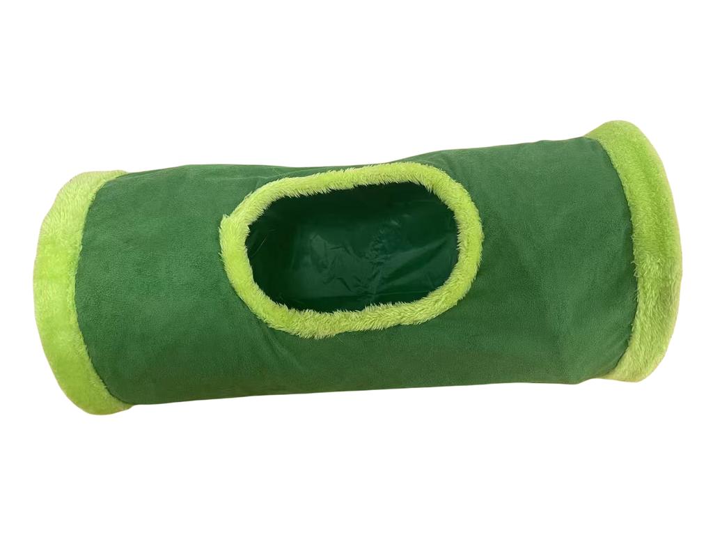 Collapsible Cat Winter Suede Tunnel for Puppy Rabbit Kitten Play Chase Hide Tunnel,Interactive Bedding Toy In 2 Ways 3 Ways