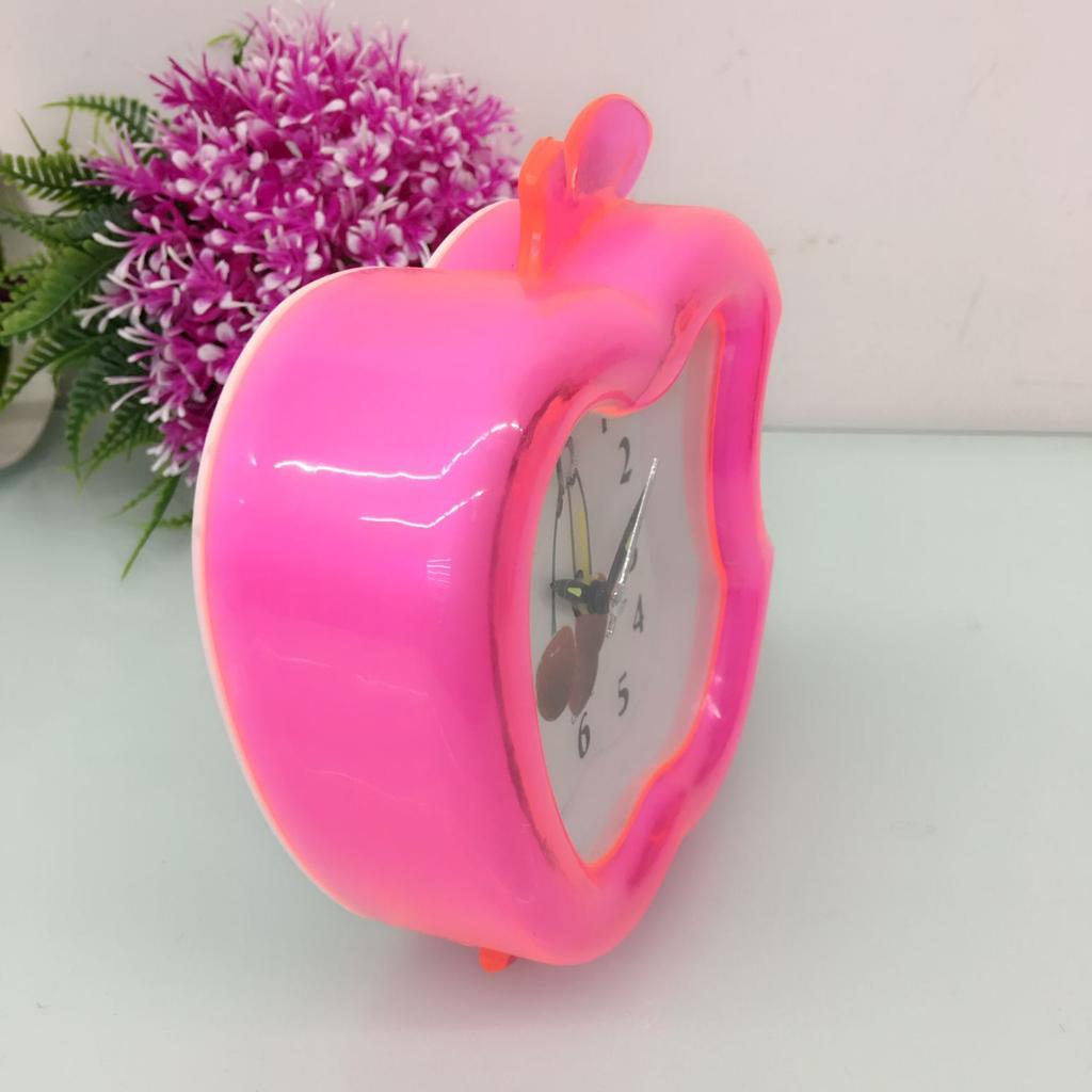 Fashion student alarm clock Desktop clock Apple-shaped alarm clock