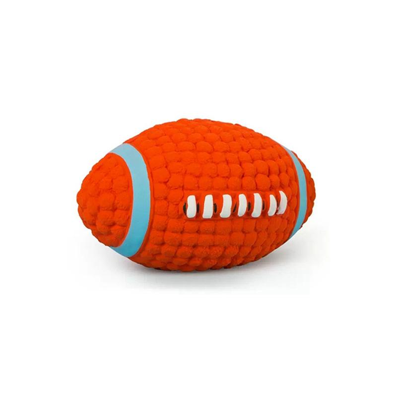 Practical-Pet Dog Toy Balls Squeak Puppy Toys Interesting Tennis Football Tooth Cleaning Toys For Dogs Easy Install Easy To Use