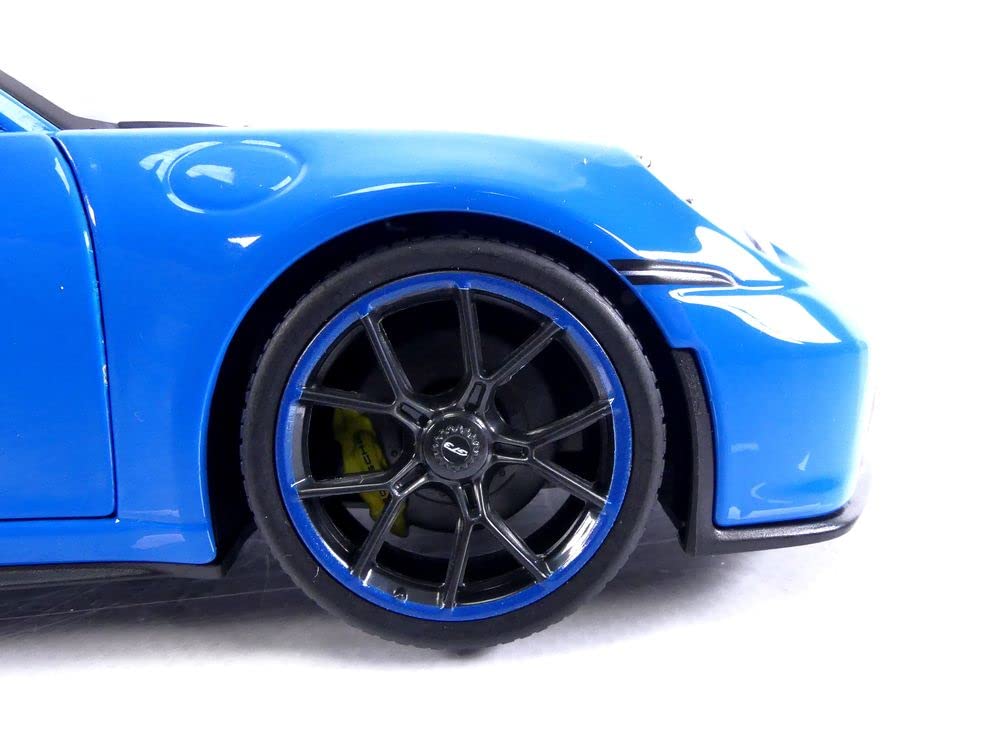Miniature car Porsche 911 992 GT3 911 992 GT3 COUPE 2022 BLUE WHEELS BLACK 31458BL 1/18 1/18 -