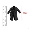 1/12 Male Female Trench Coat Miniature Clothing Handmade Doll Clothes for 6 inch Figures