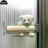 Cute Bear-shaped Door Handle Protector, Suitable For Room Doors, Anti-collision And Anti-static Flexible Fabric Cover