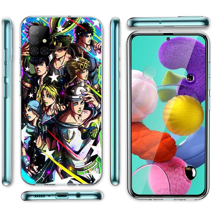 JoJo's Bizarre Adventure Hot Anime Phone Case For Samsung Galaxy A12 A52S A42 A32 A22 A51 A50 Note 20 Ultra 10 S10 Plus A71 A70