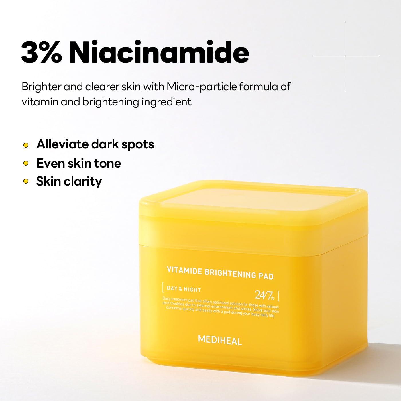 Vitamide Brightening Pad 100ea / 180ml