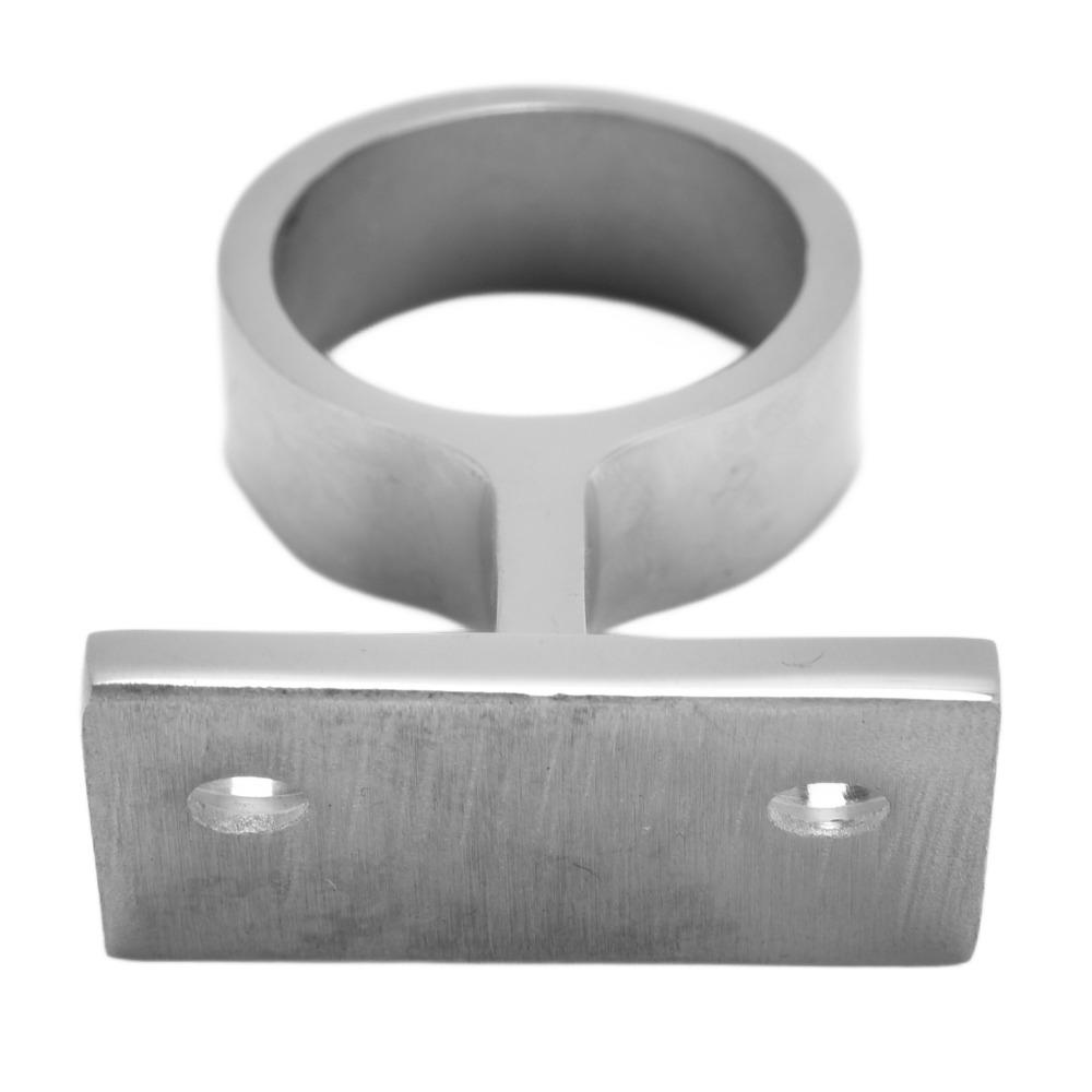 2 Pcs 1 Inch Boat Hand Rail Fitting Marine Stanchion Hardware for Marine Boat and Yacht