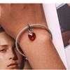 Silver Ziyun Retro Crown Love Pendant in Sterling Silver - Queen Style Fashion DIY Beaded Accessory (Model: SCC2247)