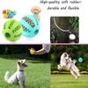 Dog Toy Ball Interactive  Balls Puppy Chewing Toys Pet Tooth Cleaning Ball Cats Pets Food Treat Feeder  Balls Toy
