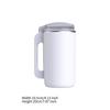 Grain Mill Grinder Clear Cover Handle Design Easy to Carry Food Processer Smash Machine for Household Office Cafes Kitchen Bean