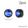 Vnox Magnetic Zircon Stud Earrings for Men, 8mm Stainless Steel Non-Pierced Clip Earrings, Hypoallergenic Punk Rock Jewelry Gift