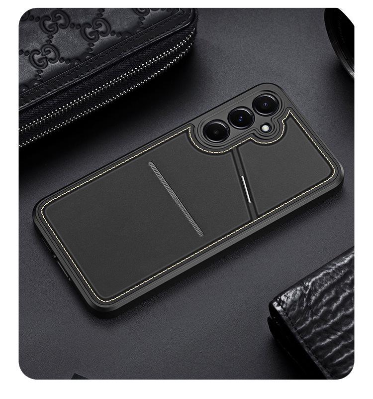 Samsung A15 Drop-proof Card Holder Case, A35 Full Coverage Back Cover