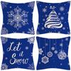 Christmas Pillowcase Combination Multi-patterned Cushion Party Festive Sofa Living Room Pillowcase Pillowcase